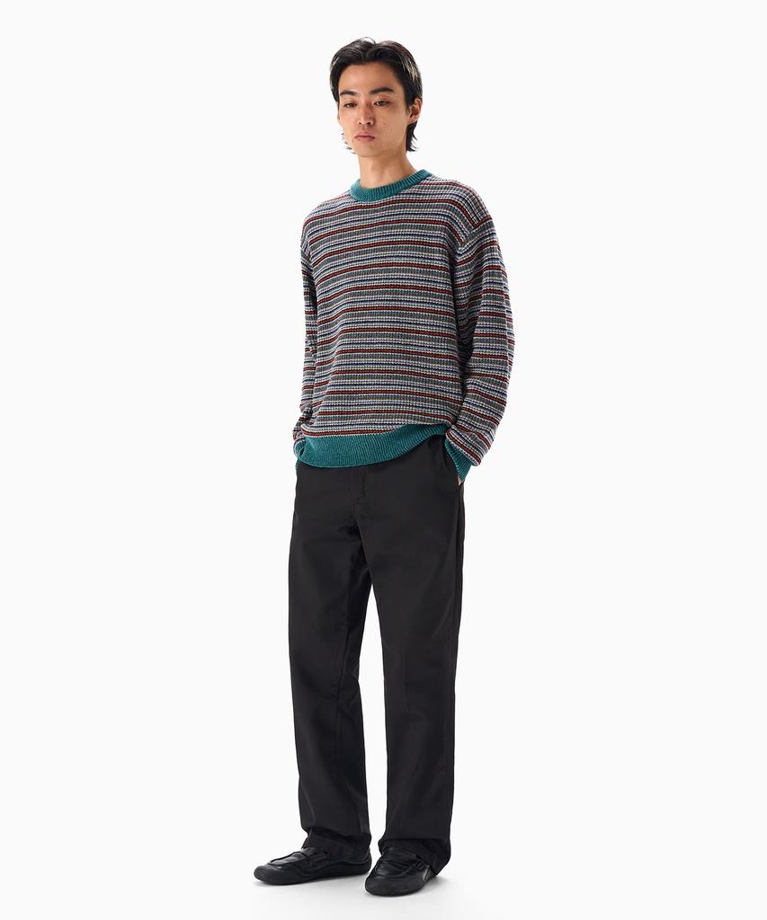 DICKIES Velour Stripe Knit Green