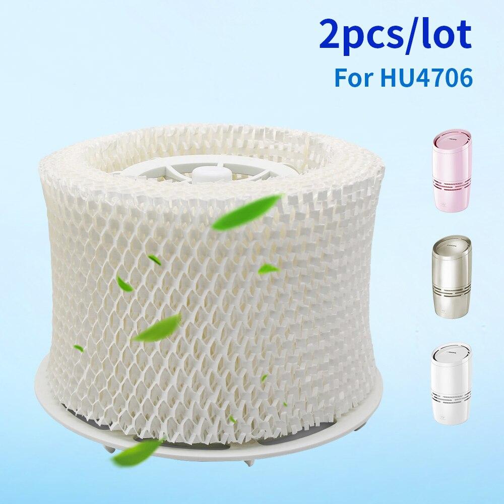 2 Stück HU4706 Filter für Philips HU4706 HU4136 Luftbefeuchterteile, Kompatibel mit Teilen