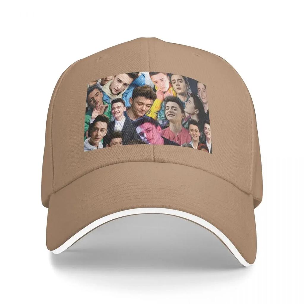 noah schnapp collage Baseball Cap Winter hat Luxury Unisex Hat Hat Luxury Brand Anime Unisex Womens