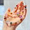 8Mm High Quality Natural Color Hair Crystal Fulushou White Crystal Black Gold Super Seven Strawberry Crystal Amethyst Bracelet Bracelet