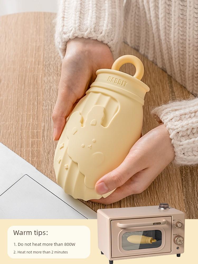 Small Size Hand Warmer Water Bag Hot Water Bag Water Injection Handbag Baby Baby Kids Silicone Hot Water Bottle Mini Hand Warmer