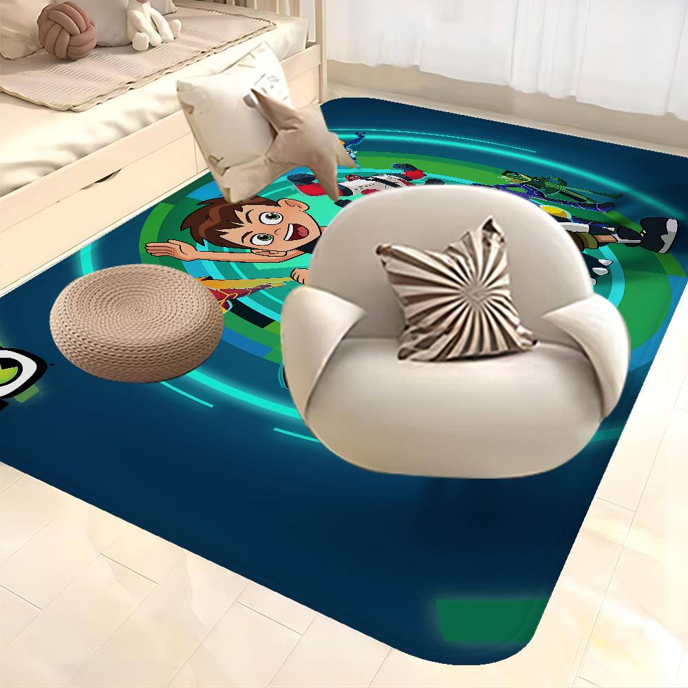 B-Ben 10 Classic Entrance Door Mat Nordic Style Bedroom Living Room Doormat Home Balcony Anti-Slip Modern Home Decor