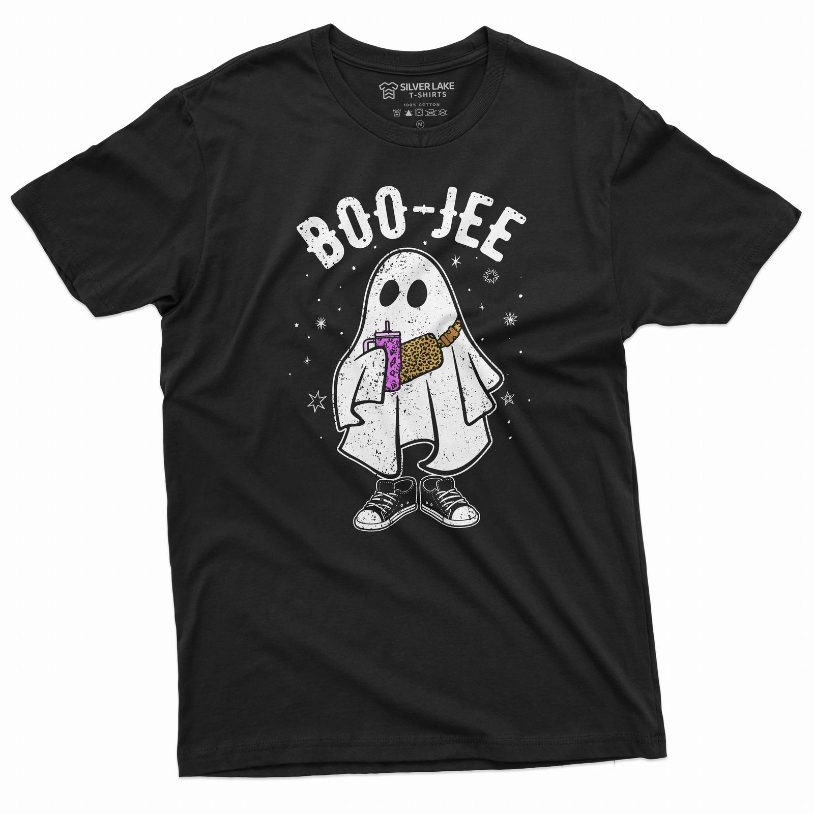 Spooky Halloween Shirt Ghost Shirts Funny Halloween Ghost Tee Cute Halloween Tee 2XL