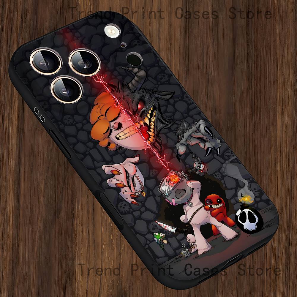 The B-Binding of I-Isaac Phone Case For iPhone 15,16,17,13,14,11,12,Pro,Max,Plus,E,Air,Mini Protect Shell