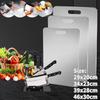 Stainless Steel Cutting Board Double Sided Thickened Chopping Board Household Cutting Board for Kitchen Cutting Mat