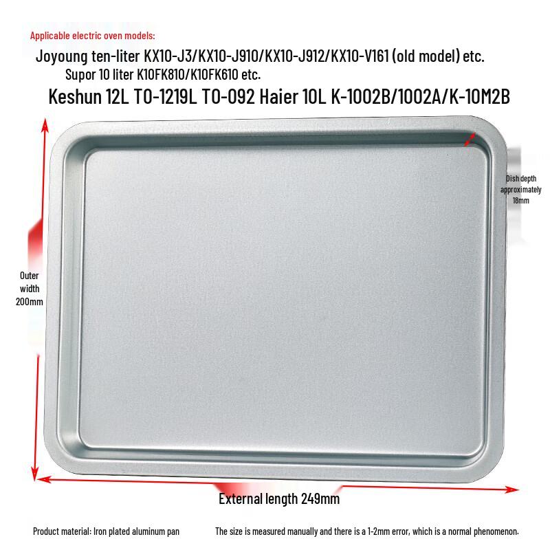 MOLUONA Enamel Rectangular Baking & Roasting Pan (Set of 4)