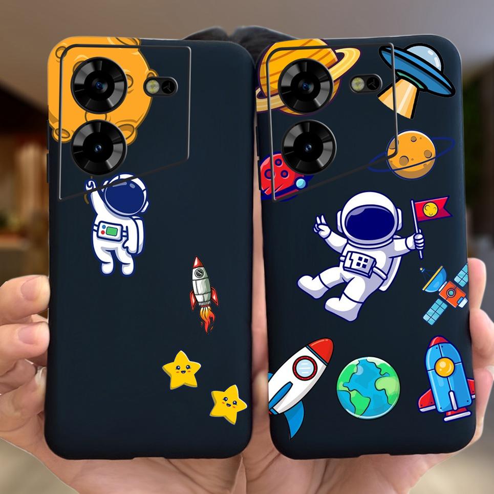 Soft Silicone Phone Case For Tecno Pova 5 POVA5 Cover 2023 New Fashion Cool Style Cartoon Design Coque Shell Soft Silicone Etui