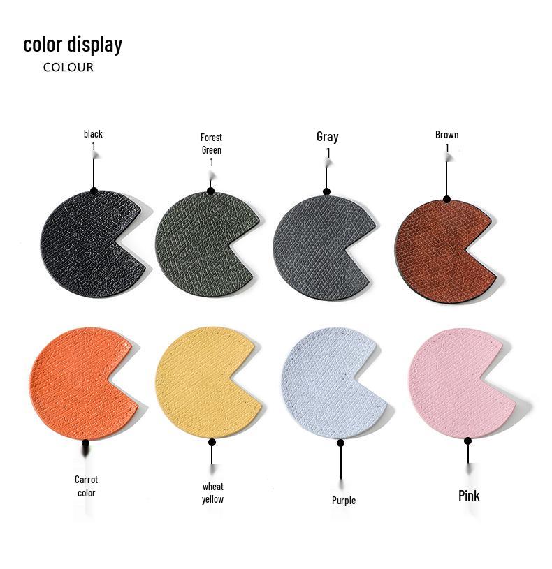 Longxiong Bag Repair: 7cm Leather Bag Bottom Corner Patch for DIY Accessories & Crochet Projects