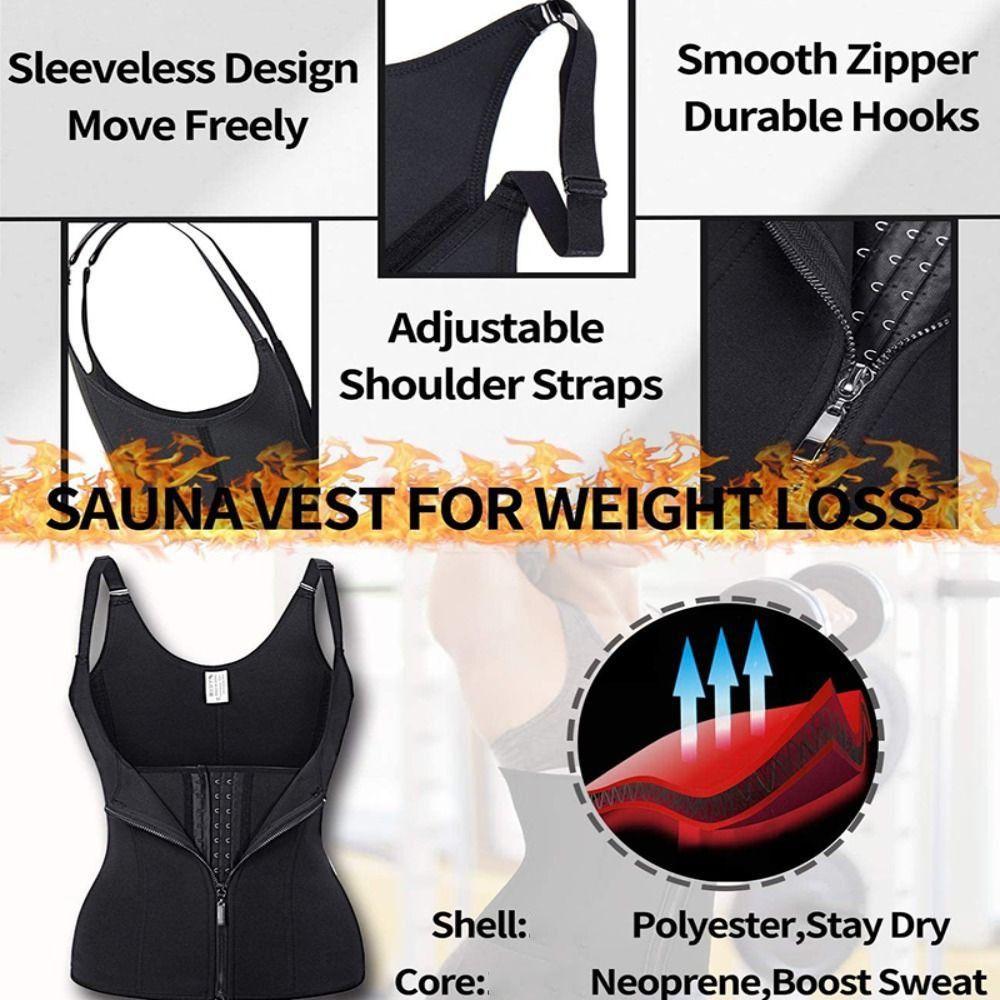 Zipper Women's Postpartum Panties Sleeveless Waist Cinching Corset Body Shapers Vest  Streetwear