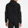 Puma Logo Print Hooded Jacket Men Outerwear Black 533944-01