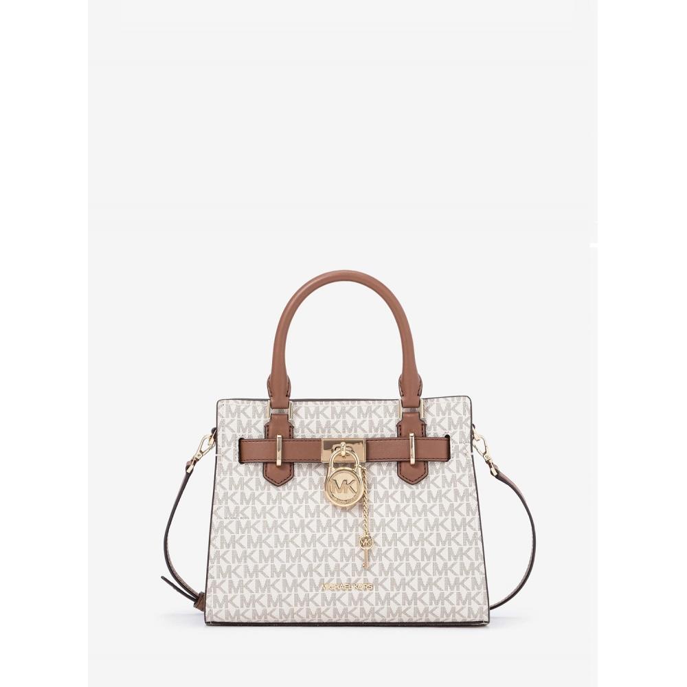 

СУМКА MICHAEL KORS HAMILTON МАЛЕНЬКАЯ MK SIGNATURE 35F1GHMS1B150 ВАНИЛЬ F