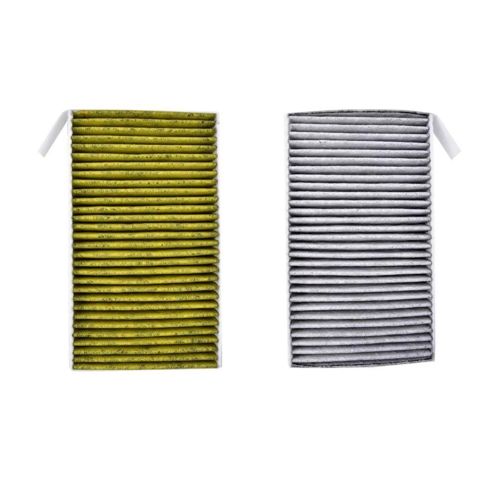 2Pcs Carbon Auto Air Conditioner Filter Breathable Vehicle Air-Filters Cartridge  Vehicle Parts