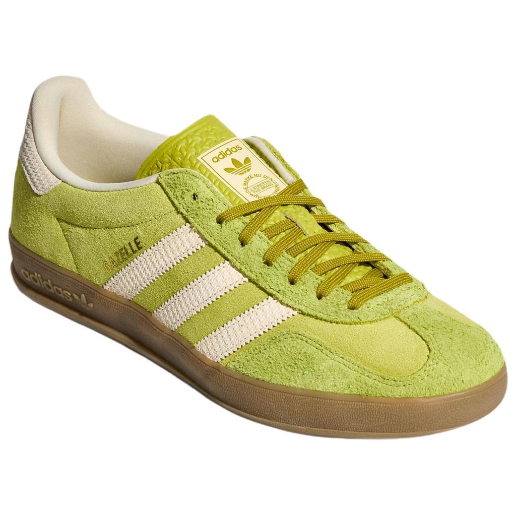 Adidas Originals Gazelle Indoor Comfortable Fit Training Shoes Unisex Shoes Green Beige KZ6951