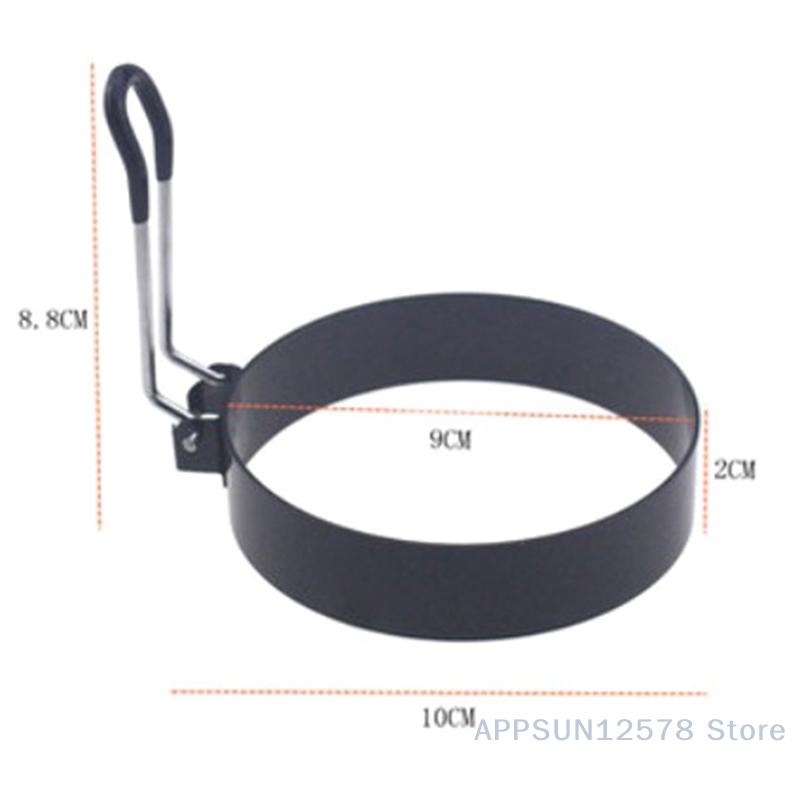 Stampo Anello per Pancake 9/10/15/20cm Sagomatore Metallo per Uova Fritte Anello Antiaderente per Cucinare Uova