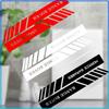2Pcs Car Stripe Stickers Rearview Mirror Reflective Decals Decoration For Land Rover Freelander 2 L2 L319 L462 LF Range Sport Evoque L322 Discovery 2