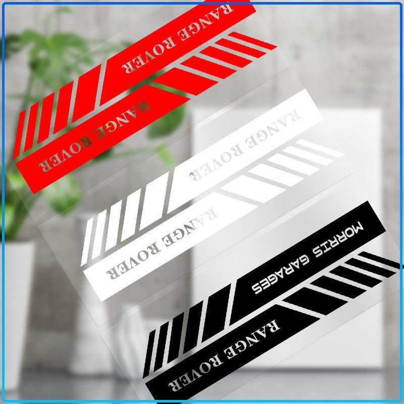 2Pcs Car Stripe Stickers Rearview Mirror Reflective Decals Decoration For Land Rover Freelander 2 L2 L319 L462 LF Range Sport Evoque L322 Discovery 2