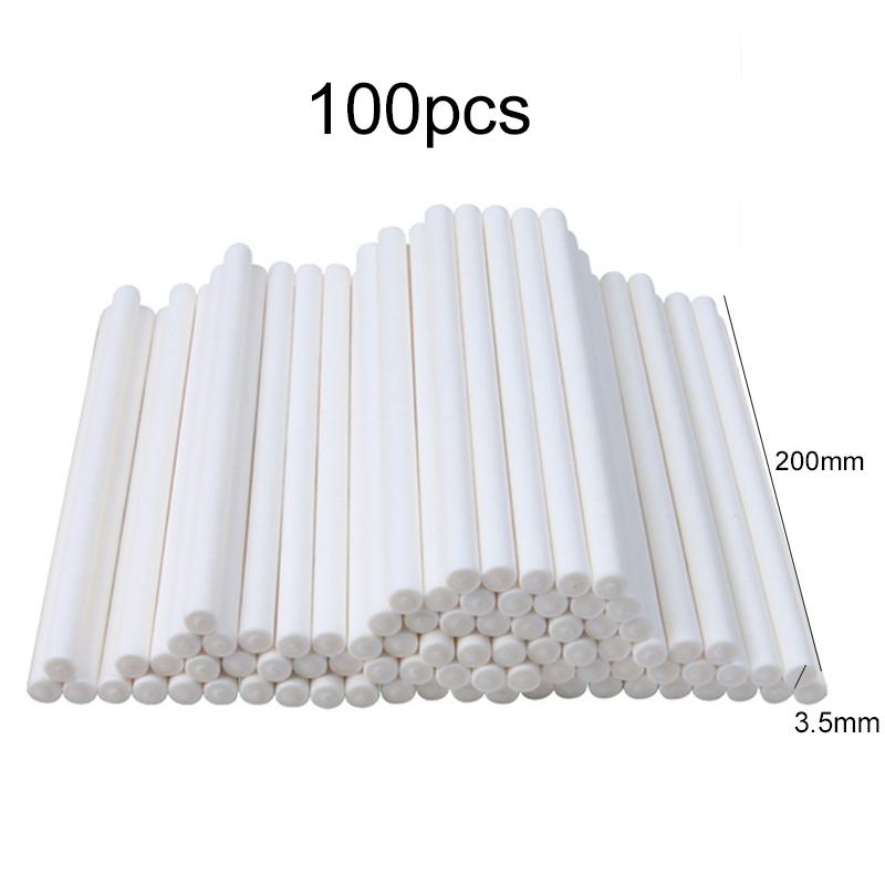 100pcs/set Lollipop Packaging Bag Set Paper Stick Flat Pocket Zip Ties DIY Household Kitchen Supplies Festival Gift Candy TMZ