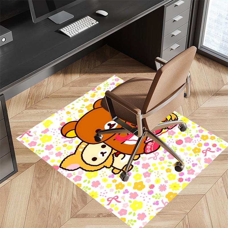 Rilakkuma1 Printed Absorbent Washable Carpet, Non-Slip Bathroom Mats, Kitchen Rugs, Yoga Mat,Living Room Entrance, Camping Picnic Rugs