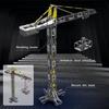 MOULD KING 17004 Tower Crane Technical Building Blocks Toys Support Remote Control For Kids Christmas Children's Gifts