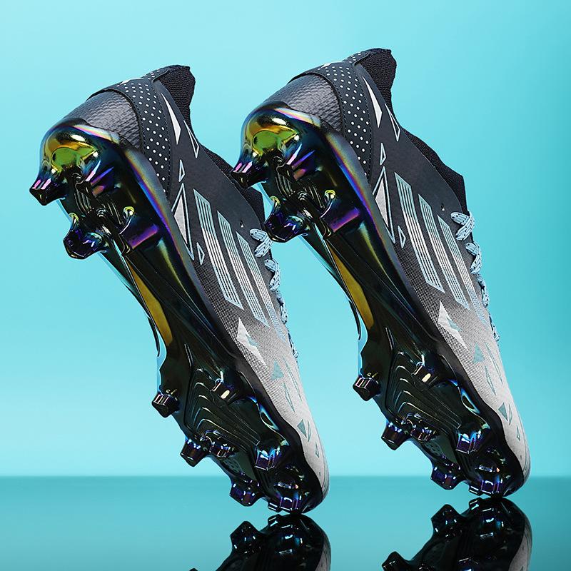 

Высококачественные футбольные бутсы с бесшовным верхом, цветной гальванический низ, длинные ногти, сломанные ногти, студенческие, юношеские, мужские и женские, профессиональные тренировочные бутсы 45