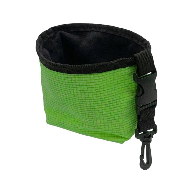 Golf Club Cleaning Pouches With Waterproof Liner Detachable Clip Machine Washable Golf Ball Cleaner Bag For Daily Use