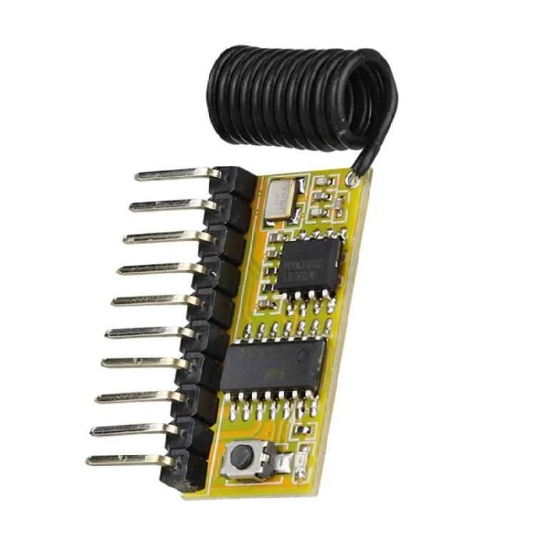 433Mhz 8-Channel Receiving Module Superheterodyne Technology Decoding Module Board -107dBm High Sensitivity DC3V-5V