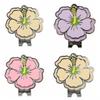 Flower Shaped Golf Cap Clip Magnetic Golf Hat Marker Outdoor Sports Golf Ball Mark  Jewelry Gift