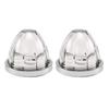 1/2Pcs LED Watermelon Wheel Lamps under Glow Side Lights Enhanced Visibility Safety Semi Truck Trailer Marker Lights