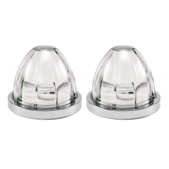 1/2Pcs LED Watermelon Wheel Lamps under Glow Side Lights Enhanced Visibility Safety Semi Truck Trailer Marker Lights