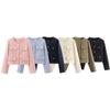 2024 Autumn Women's Pocket Crew Neck Fashion Coat