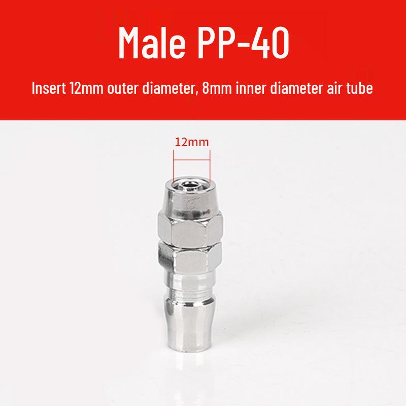 Pneumatic C-Type Quick Connector for Air Hose and Compressor Accessories