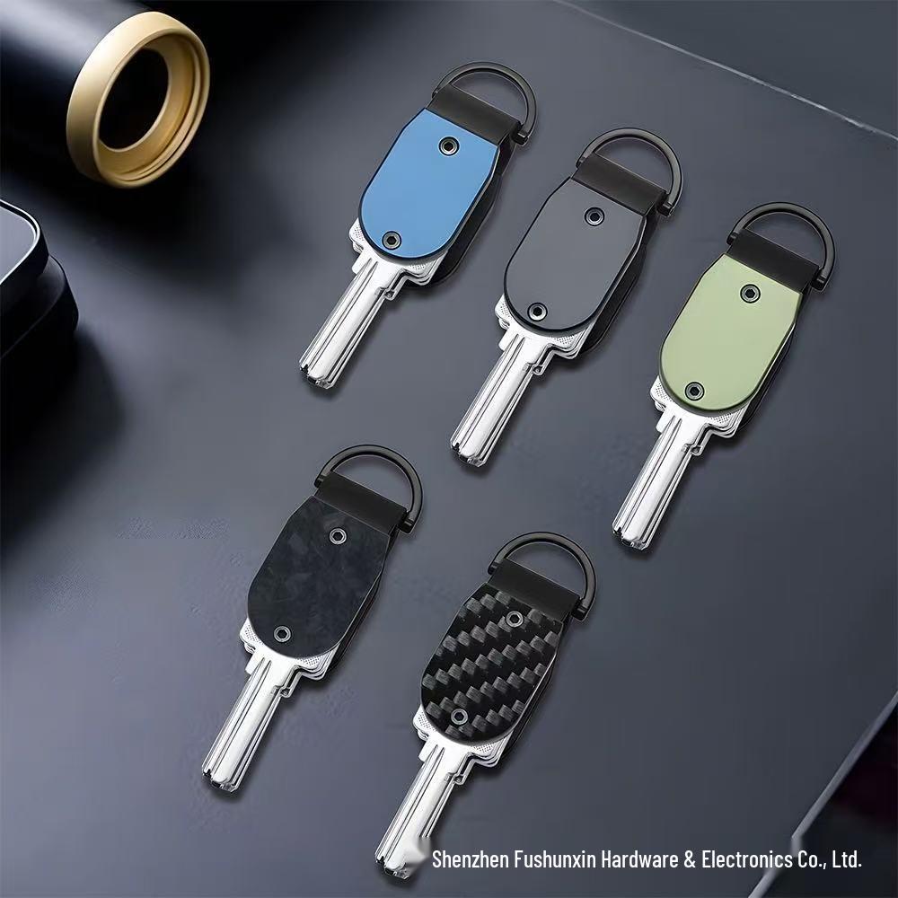 International Mini Portable Multifunctional Key Holder – Creative Design, Fits Any Key Length