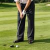 Herren Knitter-Stretch Golf-Anzughose für Business Casual