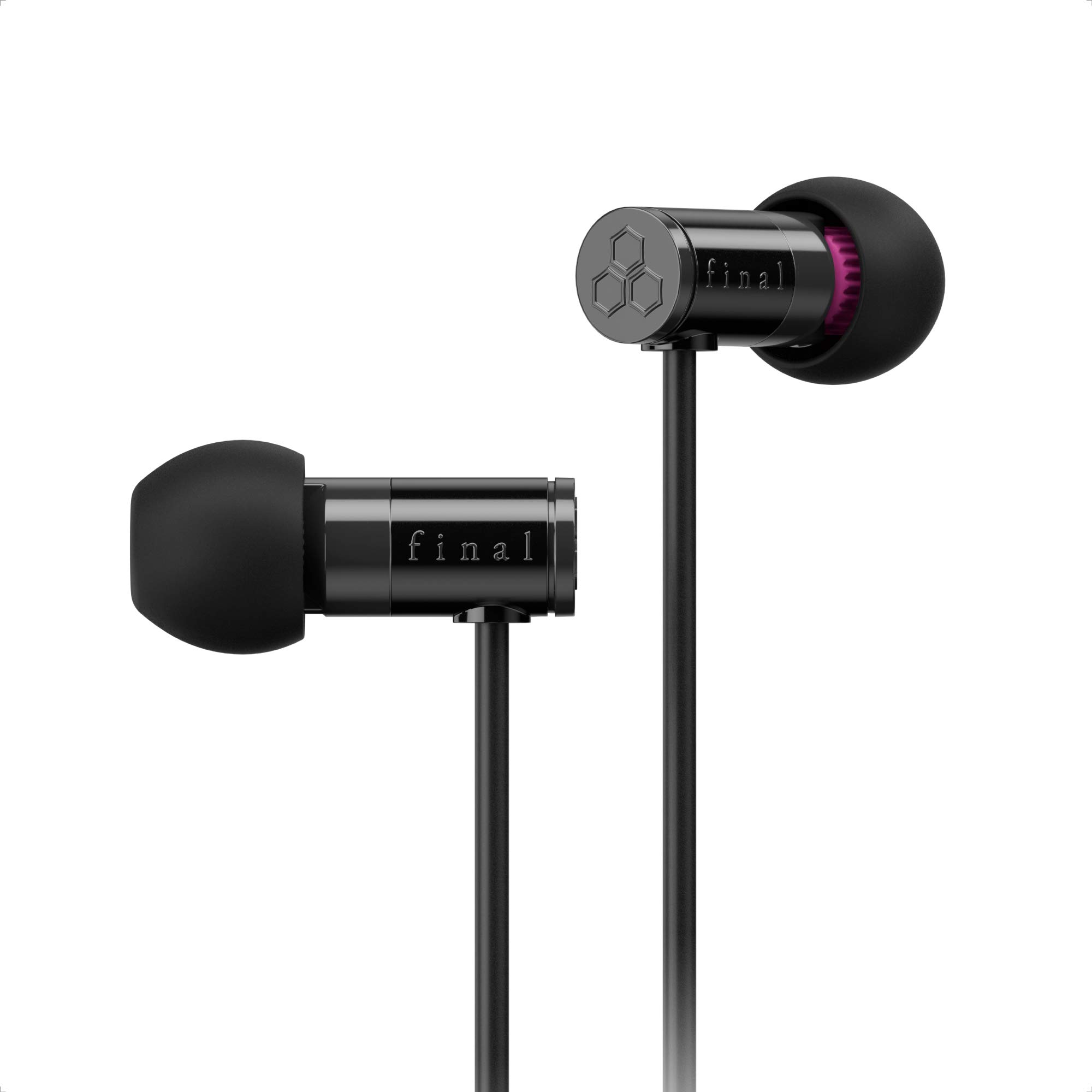 

final E1000 canal earphones (black) FI-E1DPLBL