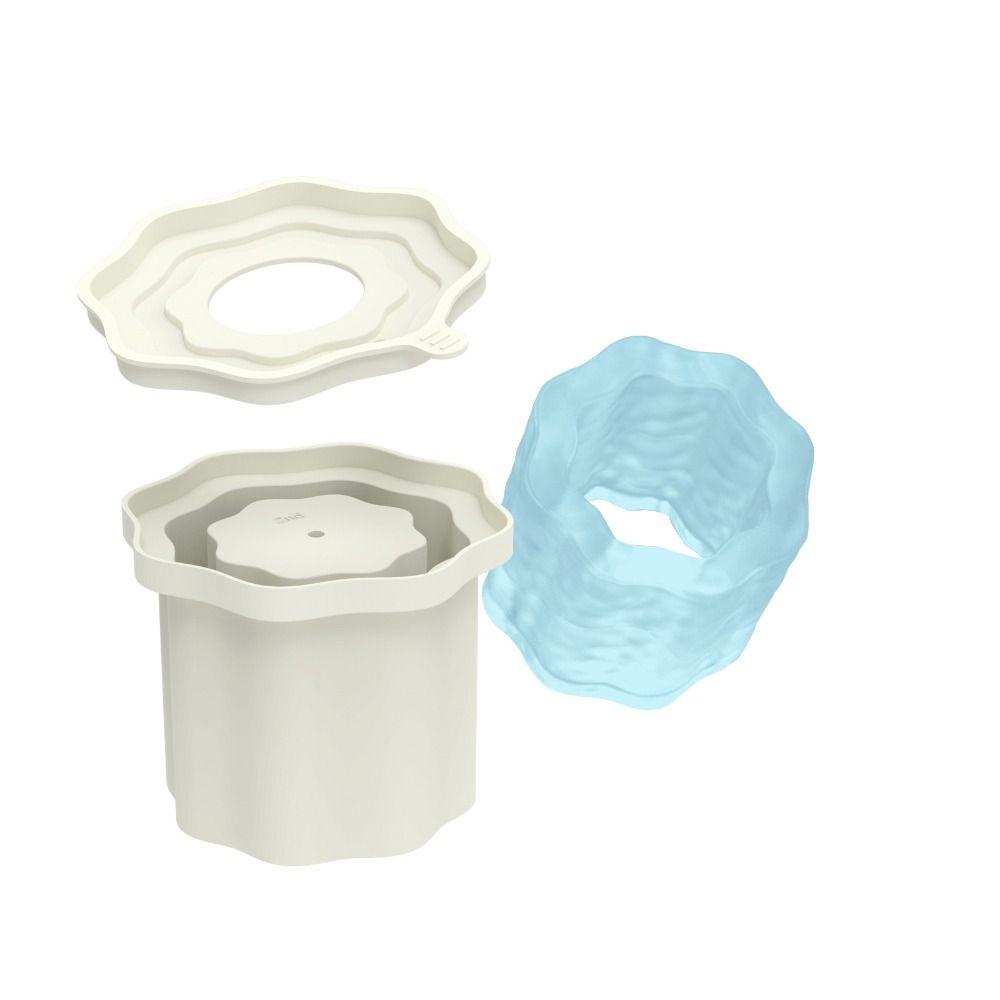 Silicone Silicone Ice Molds with Lid Ice Cube Maker Mold for Stanley Cup 20-40oz