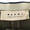 Marni Made In Portugal Cropped Length Saruel Pants 40 Khaki Women Used