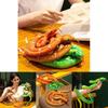 Adorable Realistic Plush Snake Toy Ultra Soft Cartoon Style For Pranks And Fun