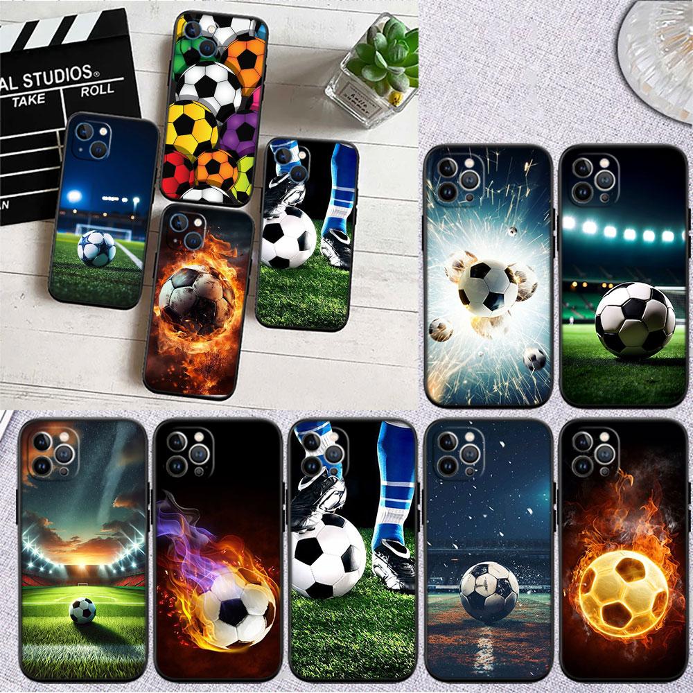 FM23 Fußball Soft Shell Handyhülle für Redmi Note 13 14 Pro+ Plus A3 A3X 13X 13C 13R 14S 14C 14R