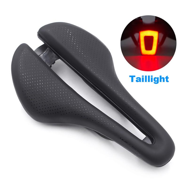 WALGUN Smart Taillight Bike Saddle Comfortable Cycling Seat Men Women