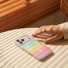 Color-plated diamond pattern is suitable for Apple 17Pro mobile phone case 17 transparent glitter iphone17Promax magnetic case