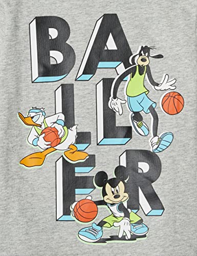 Amazon Essentials 4er-Pack Kurzarm-T-Shirts (Ehemals Markenname: Gepunktetes Zebra) Disney Marvel Star Wars Jungen Micky Basketballshirts 105-110