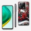 Schneefall Rote Pfirsichblüten Handyhülle Für Xiaomi Poco F7 Ultra X7 X6 M8 M7 M6 M4 M3 Pro X4 Mi 15 15T 14 14T 12T 12S 10T Pro 12