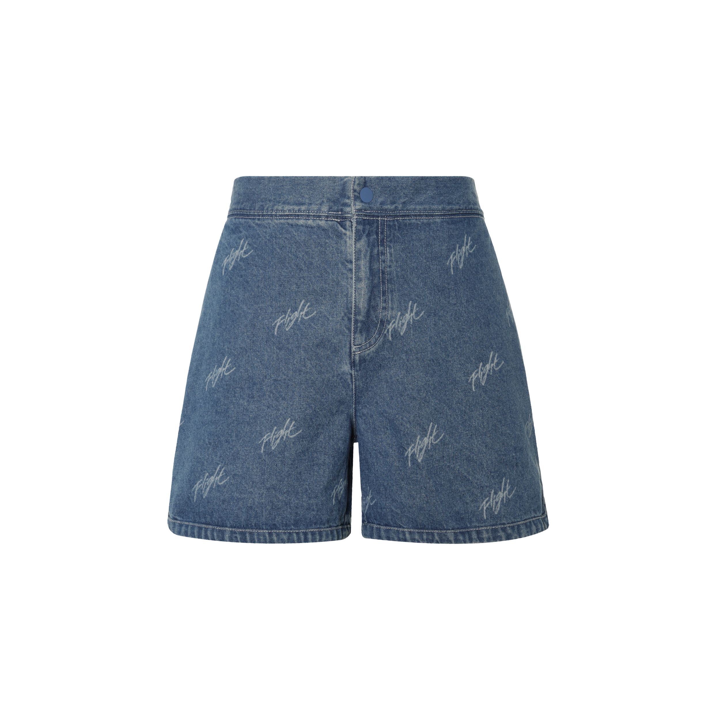 Jordan Women s Allover Print Denim Shorts Blue Denim Print FN5690-453 S