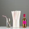 ZISIZ Individually Wrapped Disposable Plastic Straws