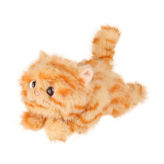 

Браслет-игрушка кошка с дергающимся хвостом на шнурке, плюшевая обезьянка, слэп-браслет, игрушка с двигающимся хвостом, портативная кукла-животное, подарок для детей Cat