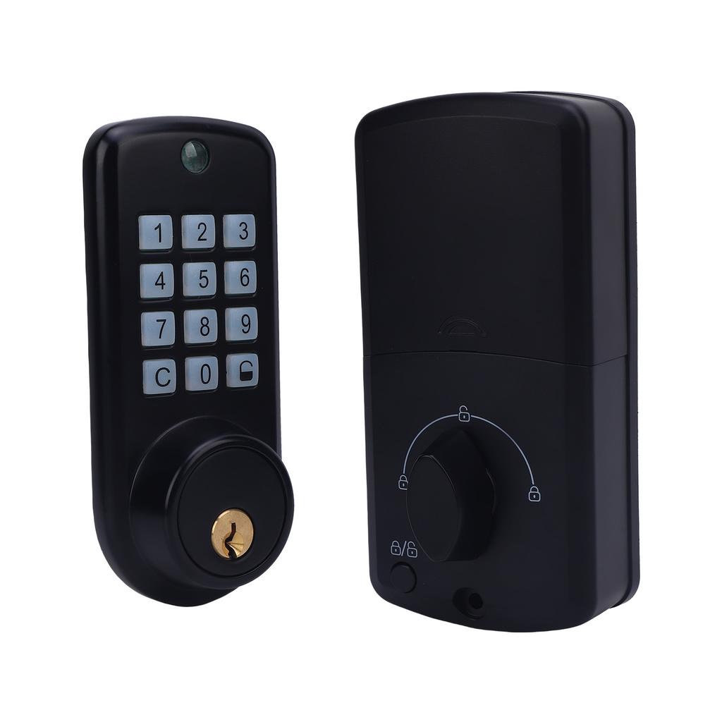 Smart Lock Keyless Entry Door Lock Password Mechanical Key 2 Unlocking Methods Automatic Electronic