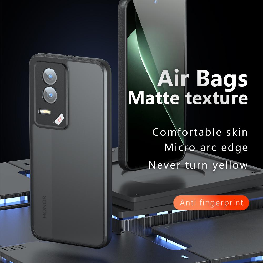 

For Honor GT Phone Case Drop Proof TPU+PC Matte Back Cover A