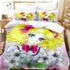 3D Print Manga Candy Anime Bedding Set Bedroom Soft Modern Bedspreads Comefortable Kids Duvet Cover Quilt Cover And Pillowcase