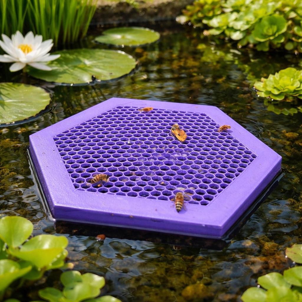 2Pcs Bee Bath Sturdy Butterfly Feeder for Thirsty Pollinator Pool Beekeeping Yellow S