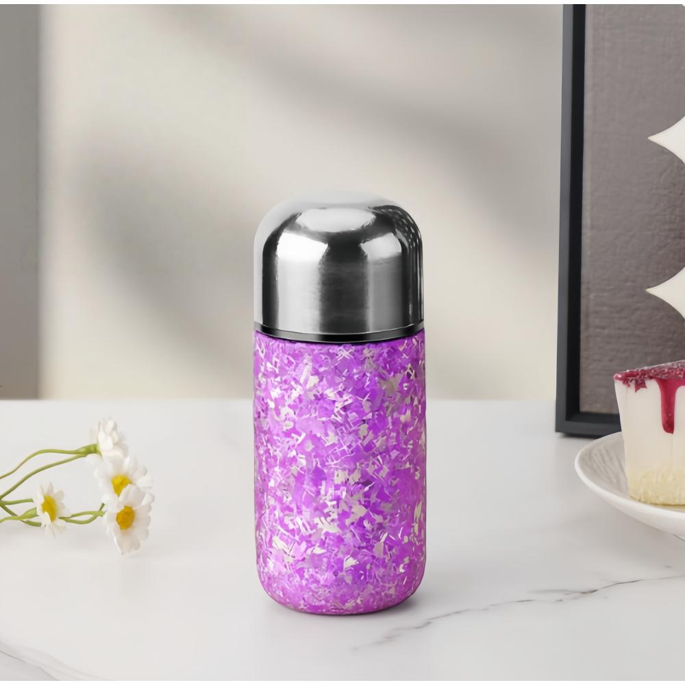 150ml Titanium Thermos Cup, 5oz Mini Vacuum Insulated Portable Mug for Tea Coffee Travel Cups